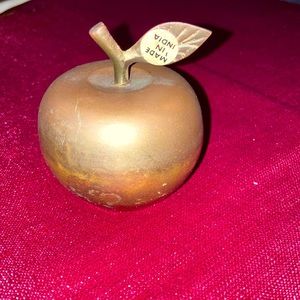Vintage Brass Apple